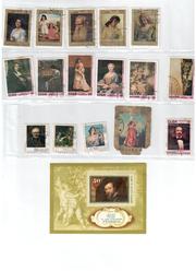почтовые марки  СССР тема живопись и животный мир