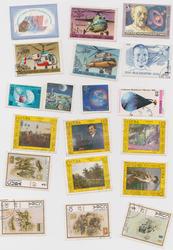 почтовые марки разных стран на различные темы